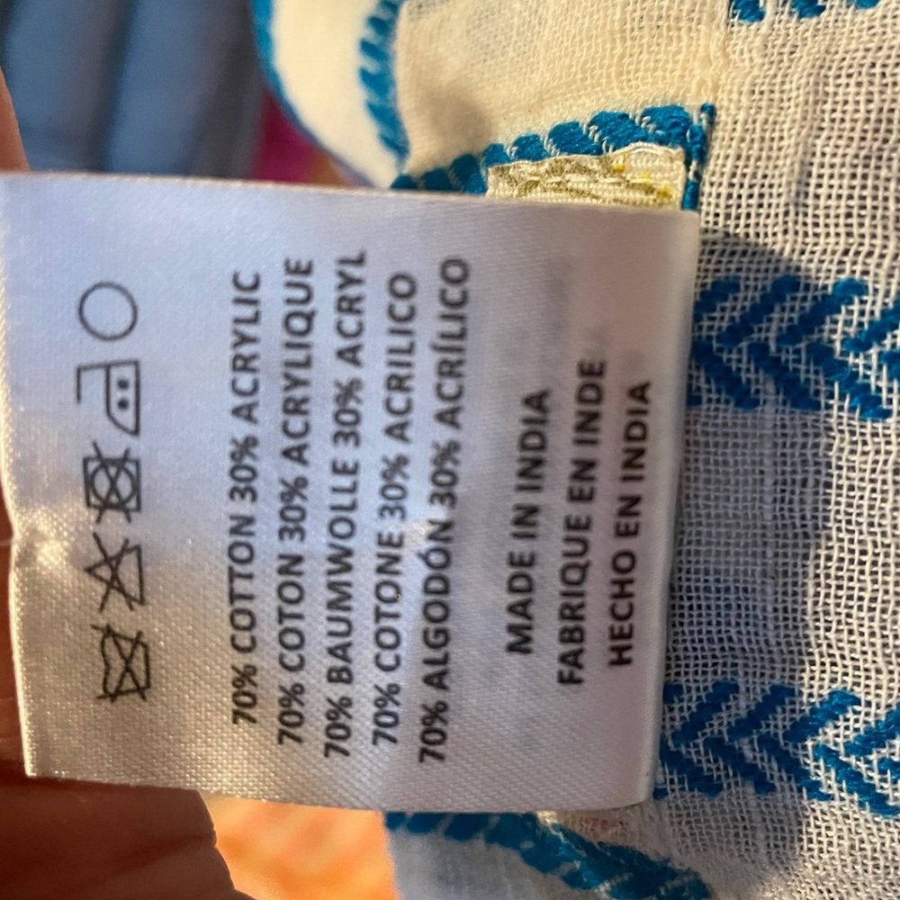Free People Bow Arrow Tie Front Kimono Blue - Picture 6 of 6